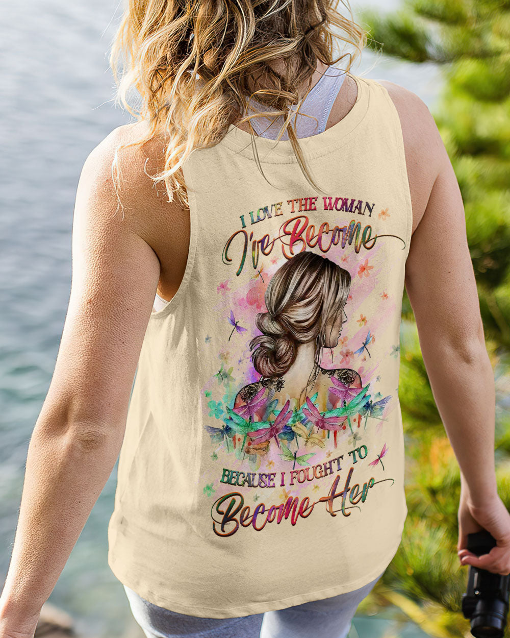 I LOVE THE WOMAN I'VE BECOME ALL OVER PRINT - YHHG2707231