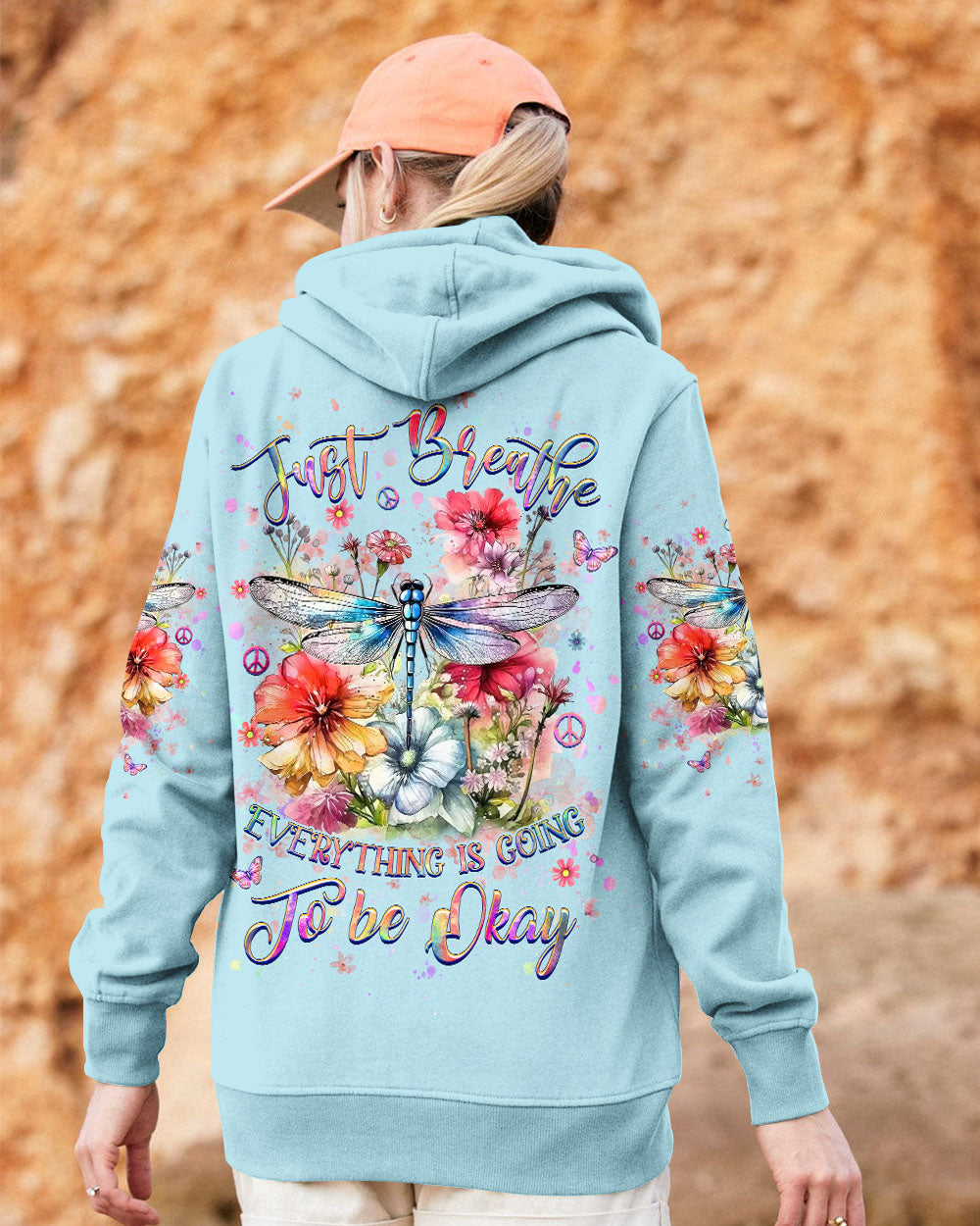 JUST BREATHE DRAGONFLY ALL OVER PRINT - YHHG2708241