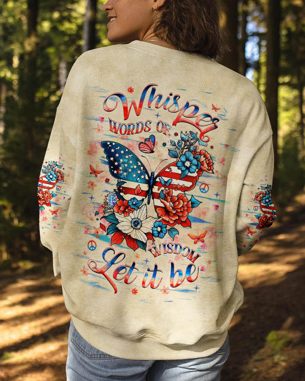 WHISPER WORDS OF WISDOM BUTTERFLY ALL OVER PRINT - YHHG2803254