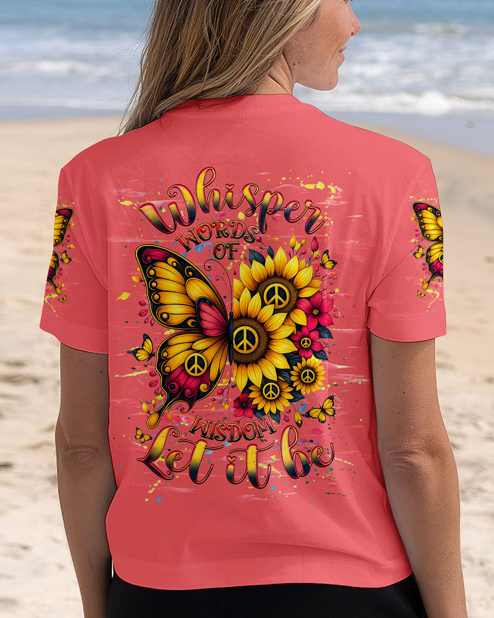 WHISPER WORDS OF WISDOM LET IT BE BUTTERFLY ALL OVER PRINT - YHHG2805253