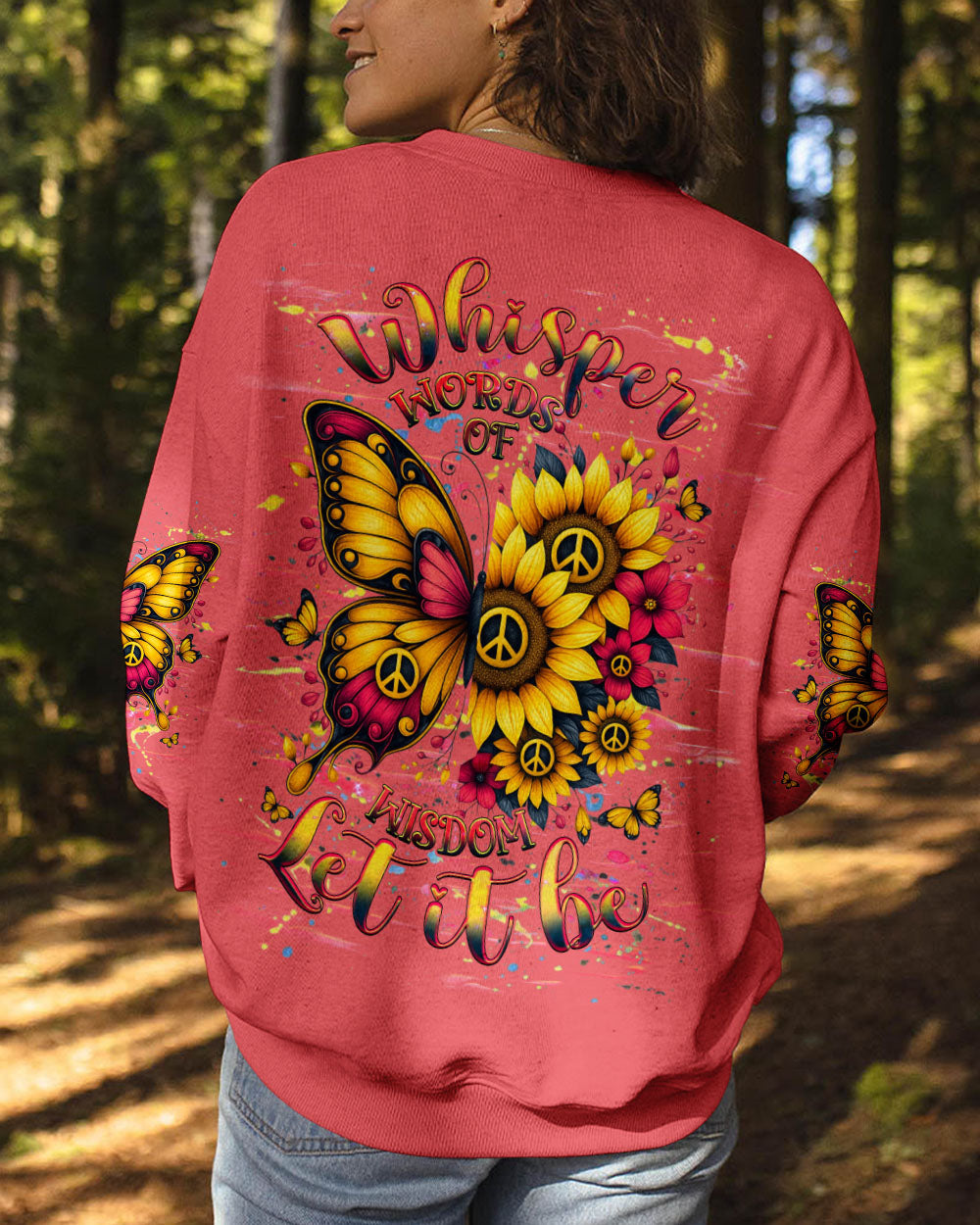 WHISPER WORDS OF WISDOM LET IT BE BUTTERFLY ALL OVER PRINT - YHHG2805253