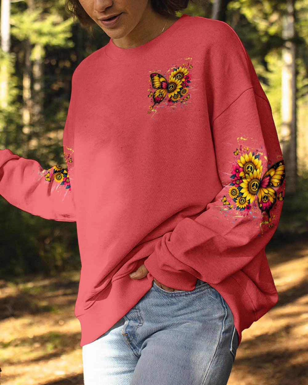 WHISPER WORDS OF WISDOM LET IT BE BUTTERFLY ALL OVER PRINT - YHHG2805253