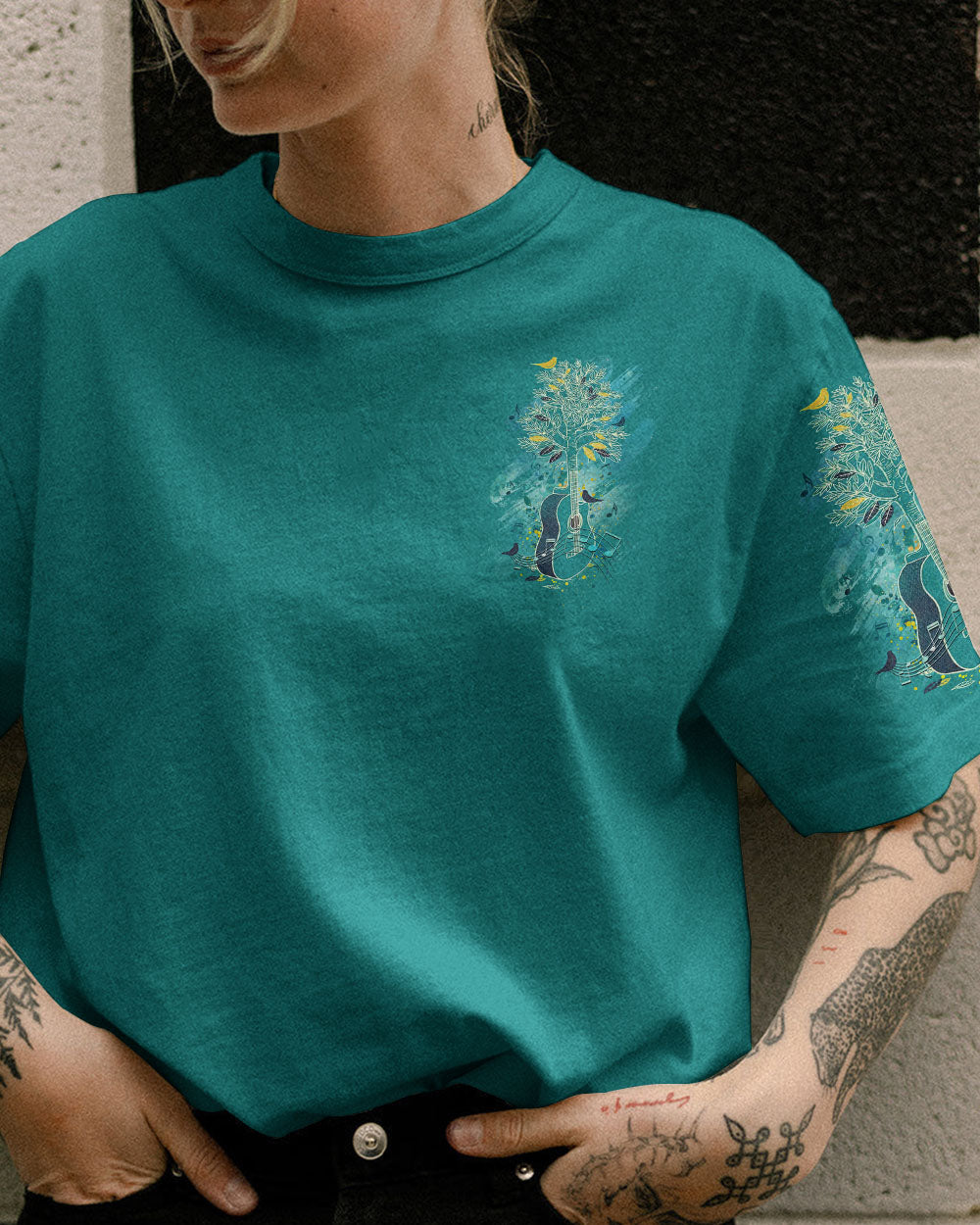 HIPPIE SOUL GUITAR ALL OVER PRINT - YHHG2806231
