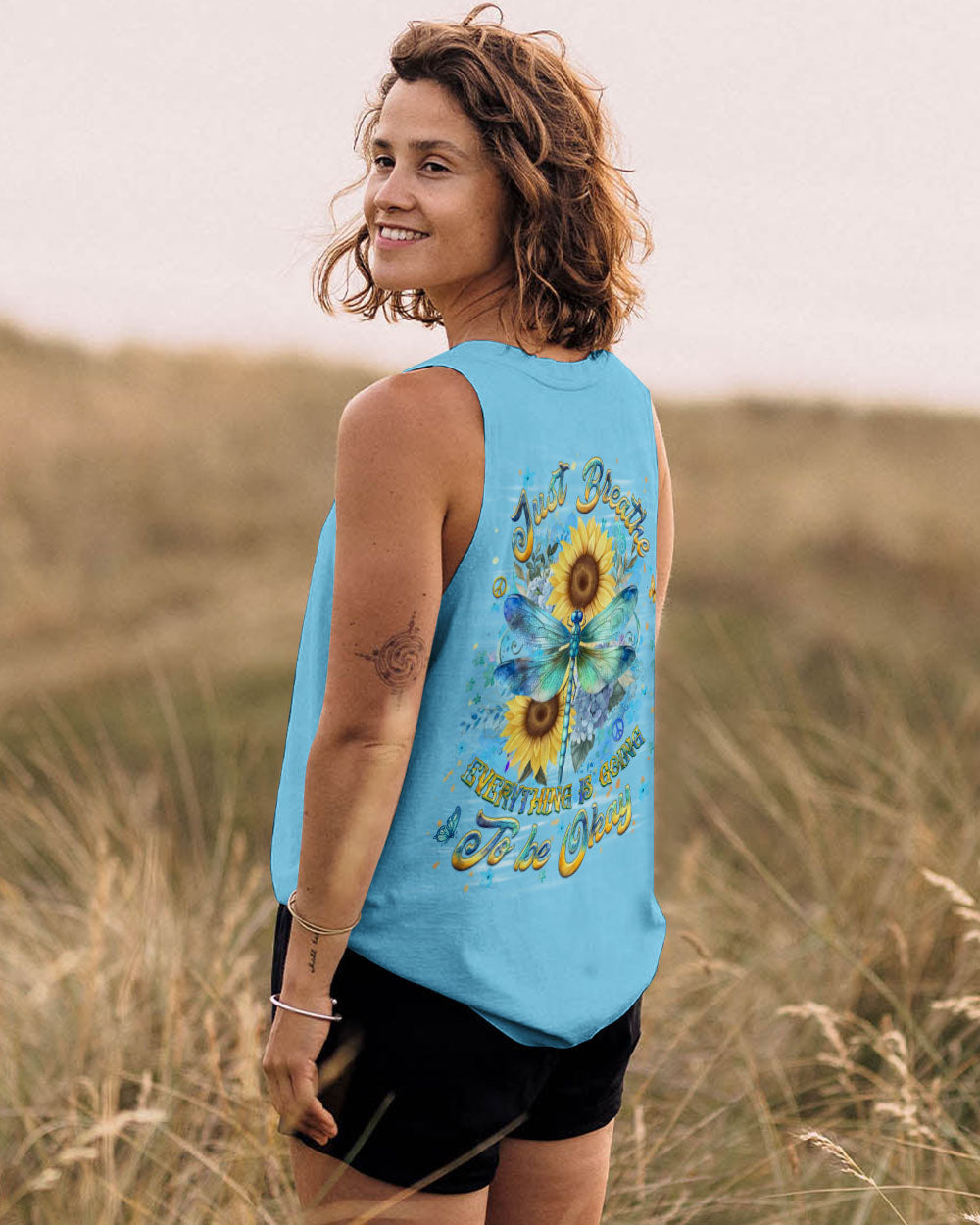 JUST BREATHE DRAGONFLY ALL OVER PRINT - YHHG2909254