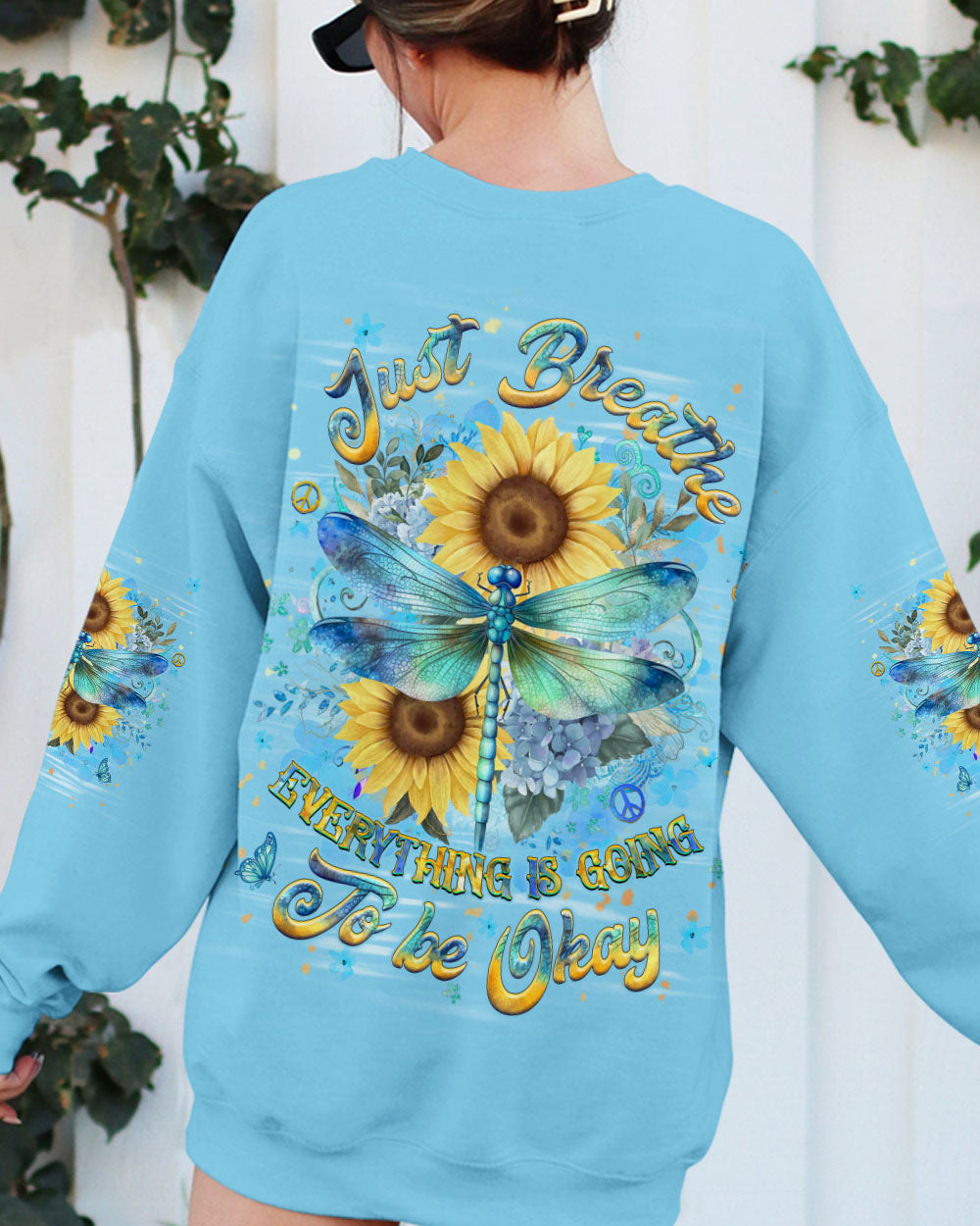 JUST BREATHE DRAGONFLY ALL OVER PRINT - YHHG2909254
