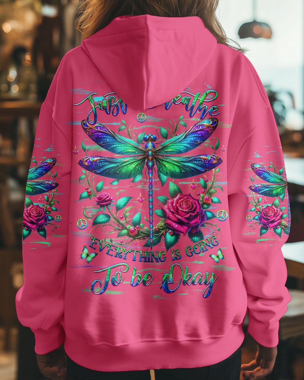 JUST BREATHE DRAGONFLY ALL OVER PRINT - YHHG3012242