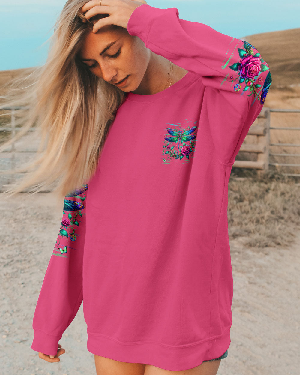 JUST BREATHE DRAGONFLY ALL OVER PRINT - YHHG3012242