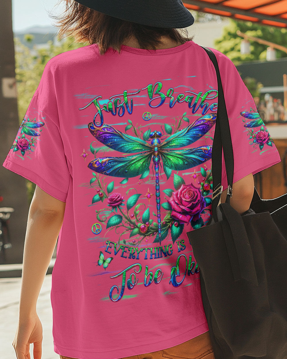 JUST BREATHE DRAGONFLY ALL OVER PRINT - YHHG3012242