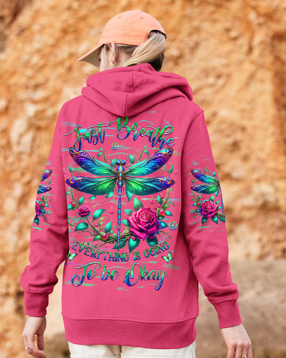 JUST BREATHE DRAGONFLY ALL OVER PRINT - YHHG3012242