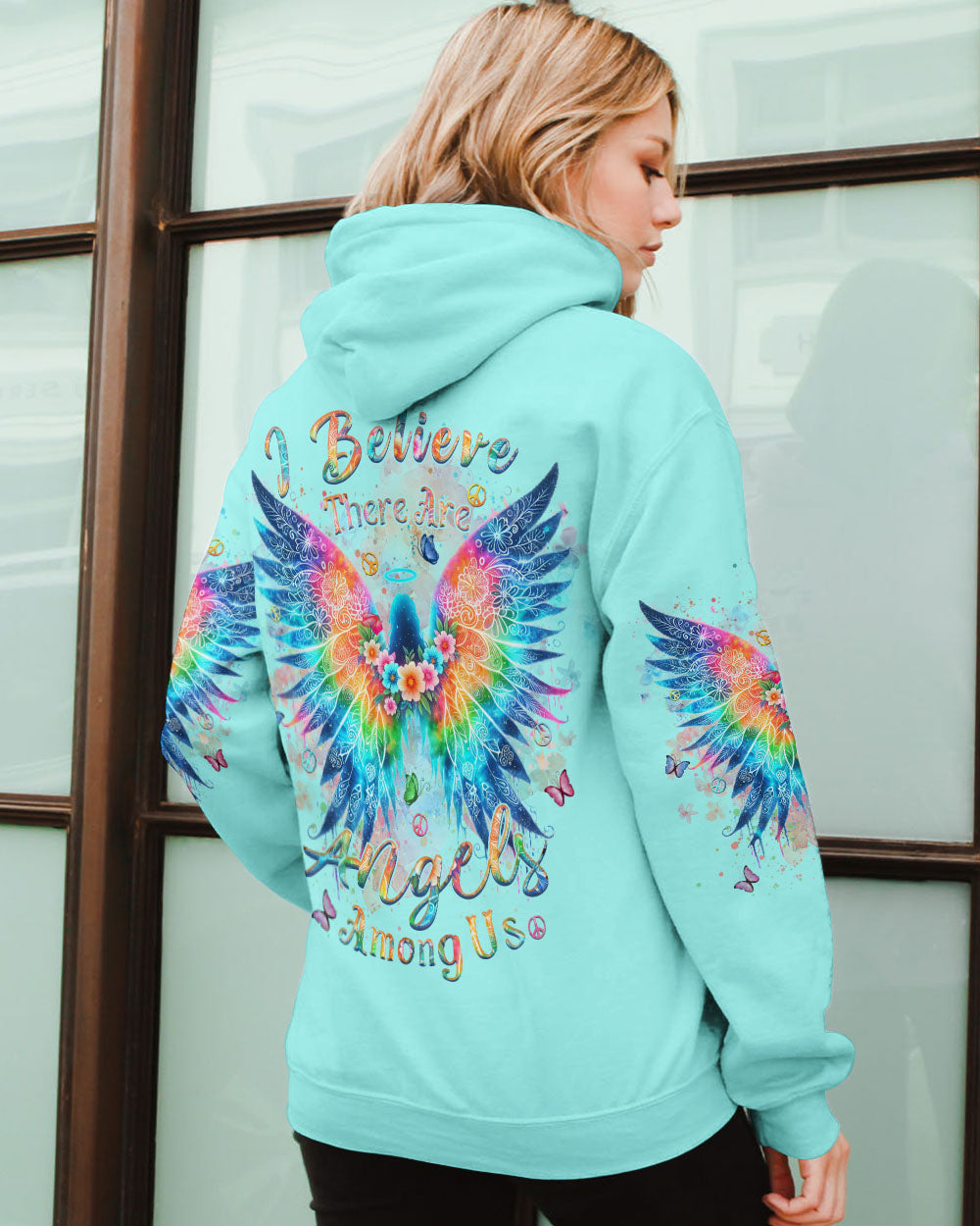 I BELIEVE THERE ARE ANGELS AMONG US ALL OVER PRINT - YHHN0201232