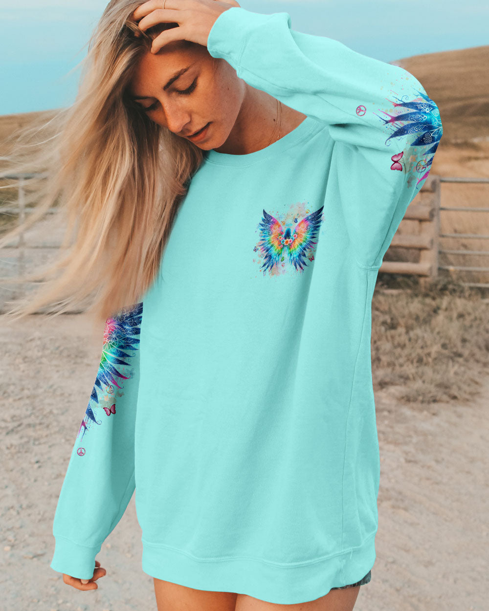 I BELIEVE THERE ARE ANGELS AMONG US ALL OVER PRINT - YHHN0201232