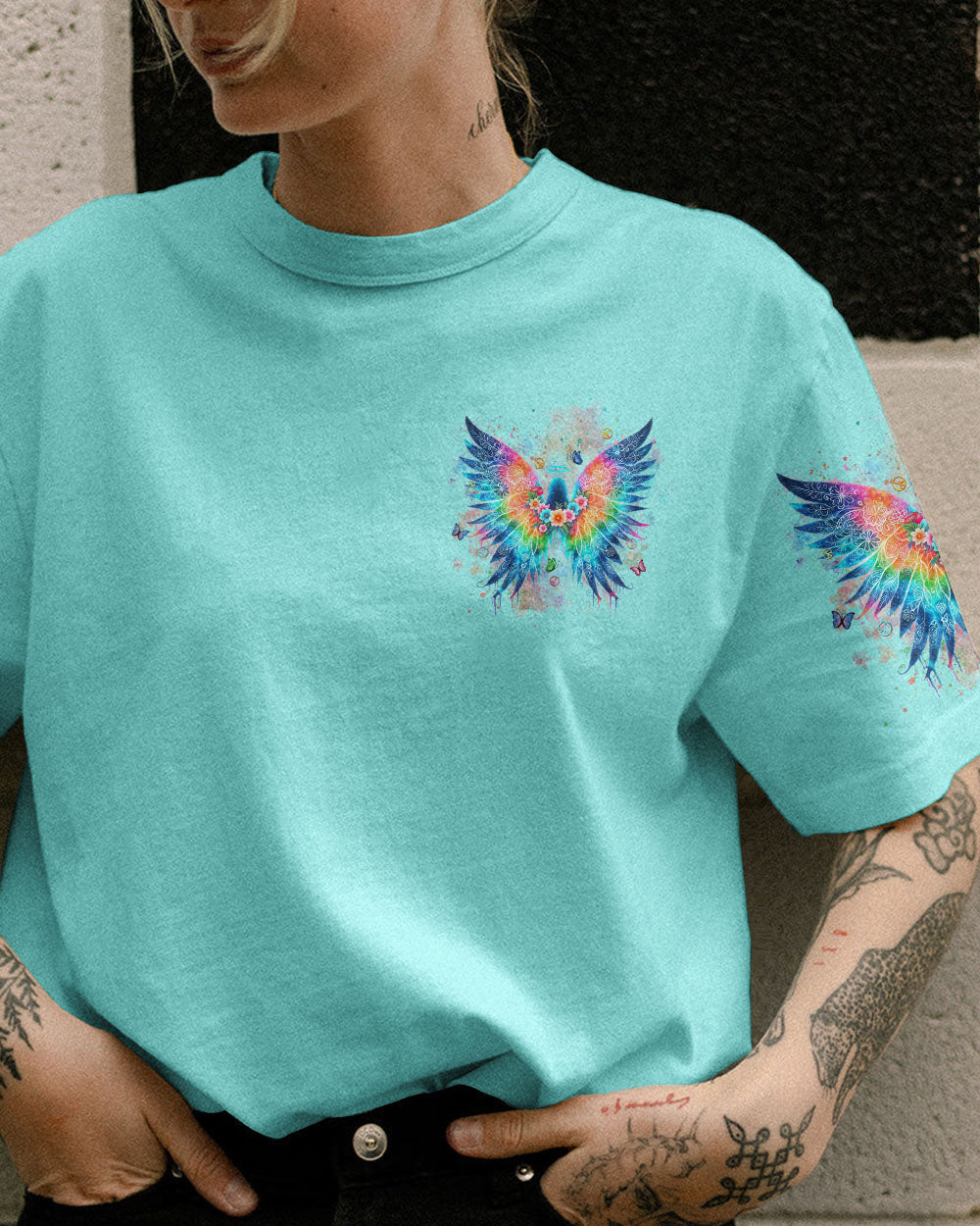I BELIEVE THERE ARE ANGELS AMONG US ALL OVER PRINT - YHHN0201232