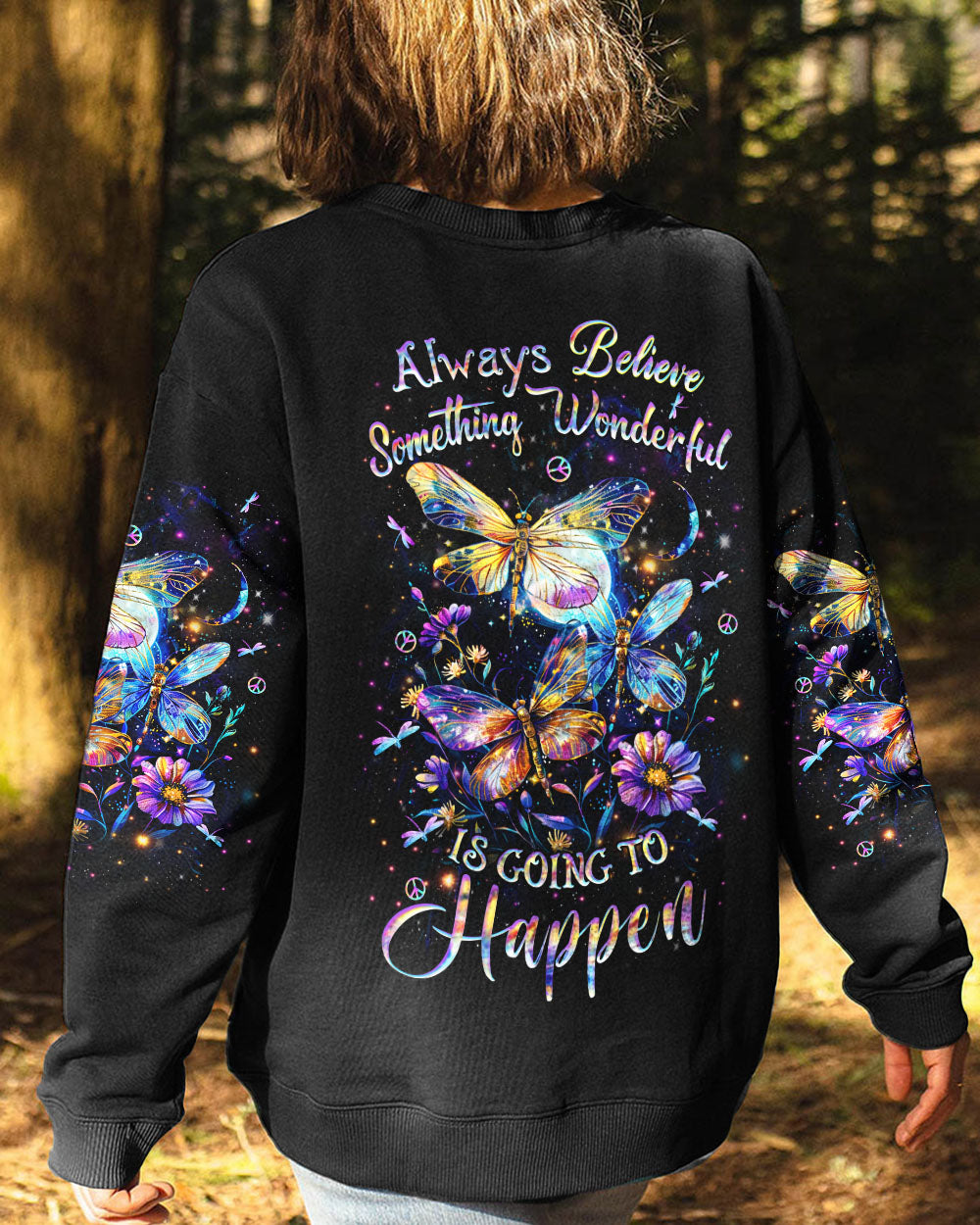ALWAYS BELIEVE SOMETHING ALL OVER PRINT - YHHN1303243