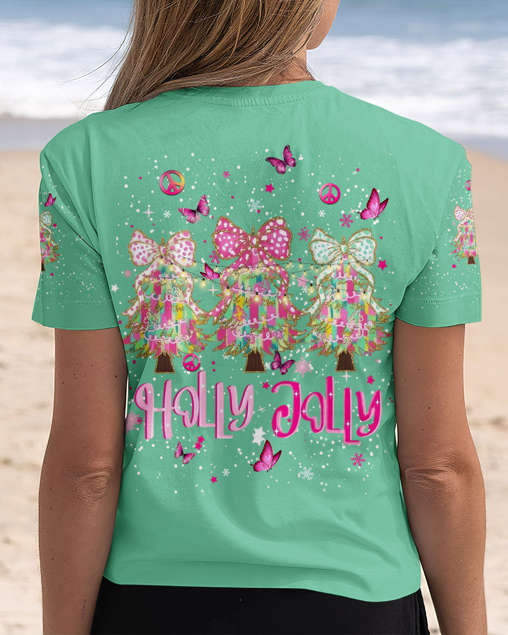 HOLLY JOLLY CHRISTMAS TREES ALL OVER PRINT - YHHN1311243