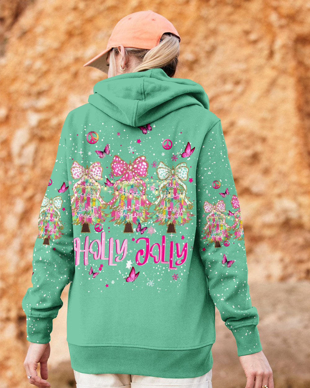 HOLLY JOLLY CHRISTMAS TREES ALL OVER PRINT - YHHN1311243