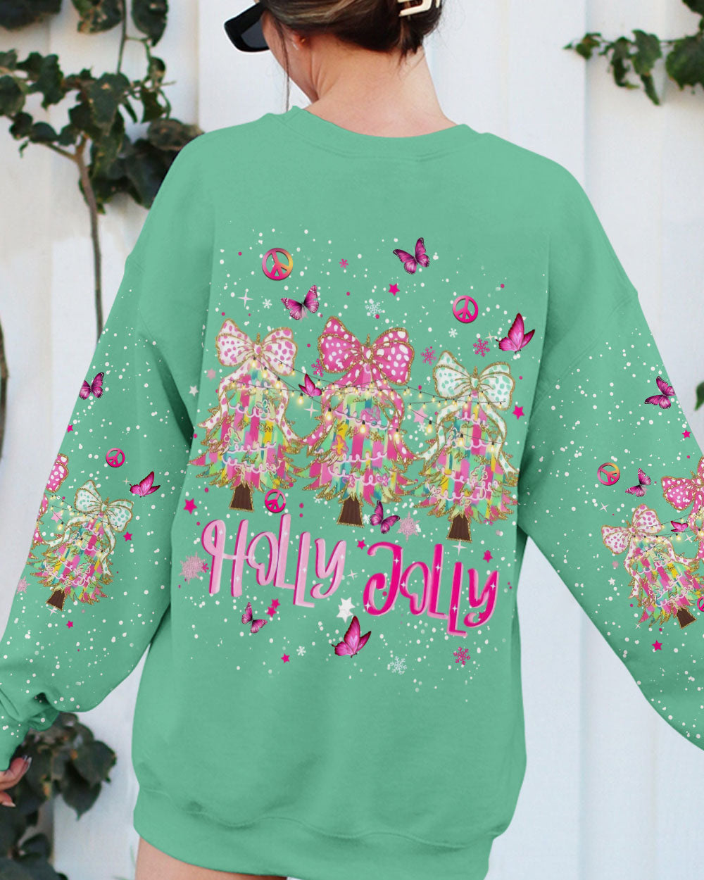 HOLLY JOLLY CHRISTMAS TREES ALL OVER PRINT - YHHN1311243
