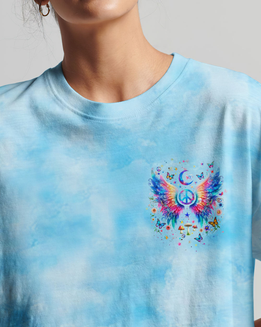 I BELIEVE THERE ARE ANGELS AMONG US WINGS ALL OVER PRINT - YHHN1504242