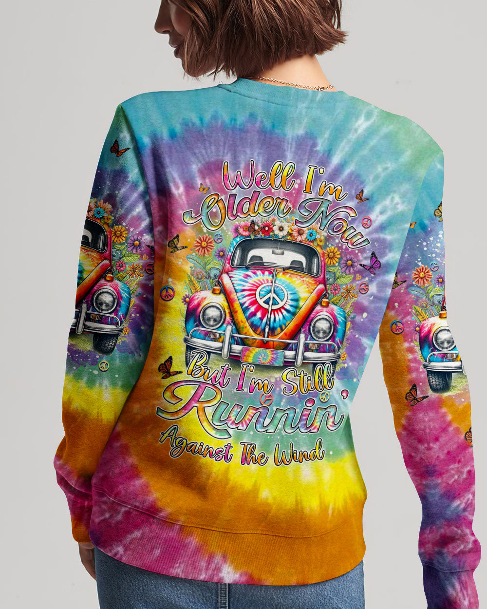 RUNNING AGAINST THE WIND TIE DYE ALL OVER PRINT - YHHN1801242