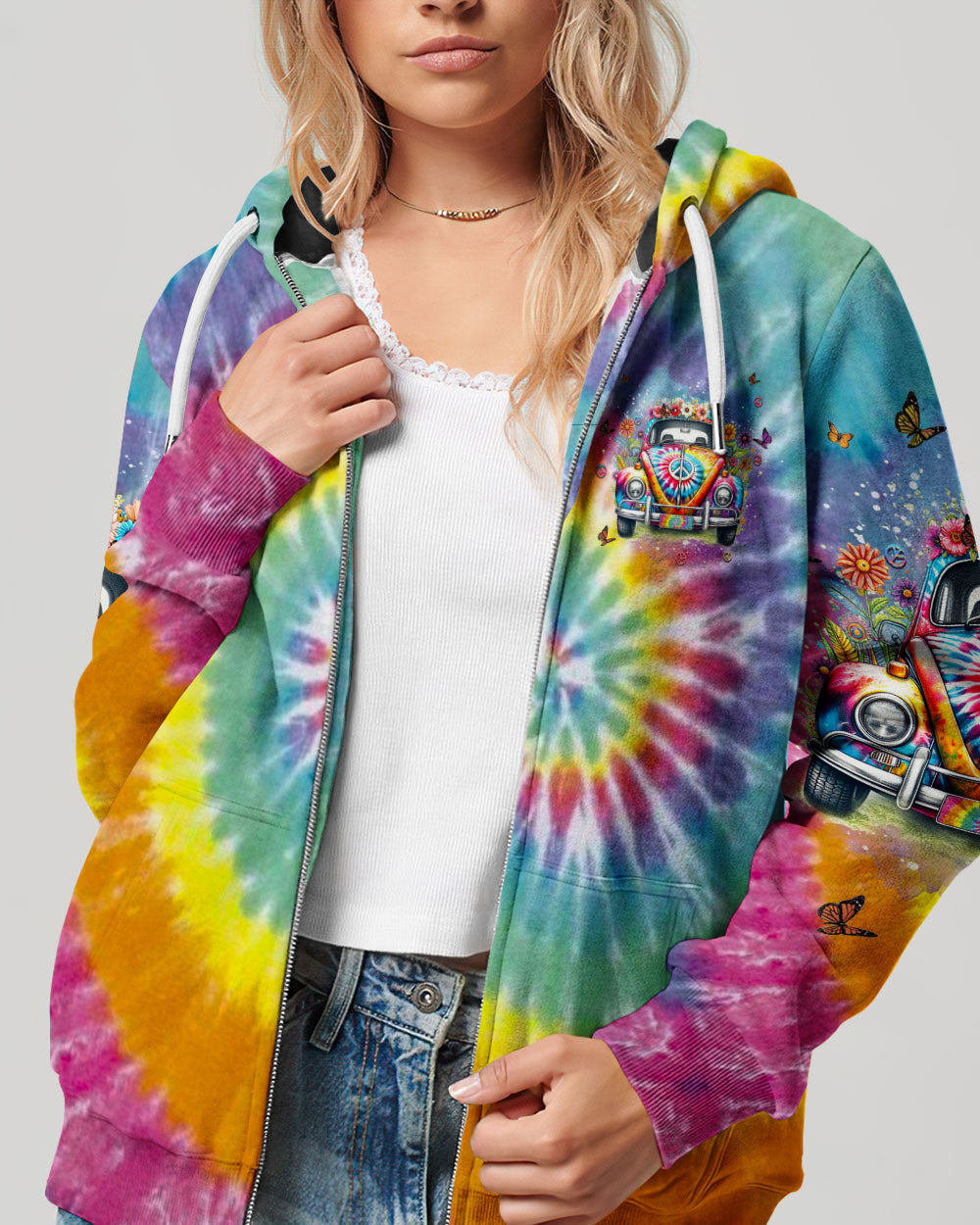 RUNNING AGAINST THE WIND TIE DYE ALL OVER PRINT - YHHN1801242