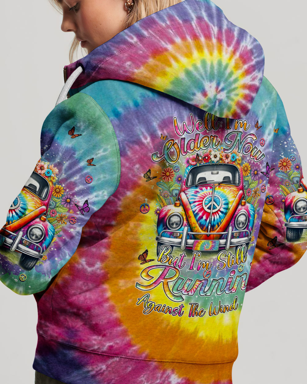 RUNNING AGAINST THE WIND TIE DYE ALL OVER PRINT - YHHN1801242