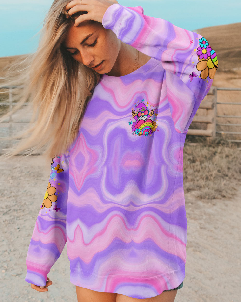 HAPPY DAYS HIPPIE GNOME ALL OVER PRINT - YHHN1810244