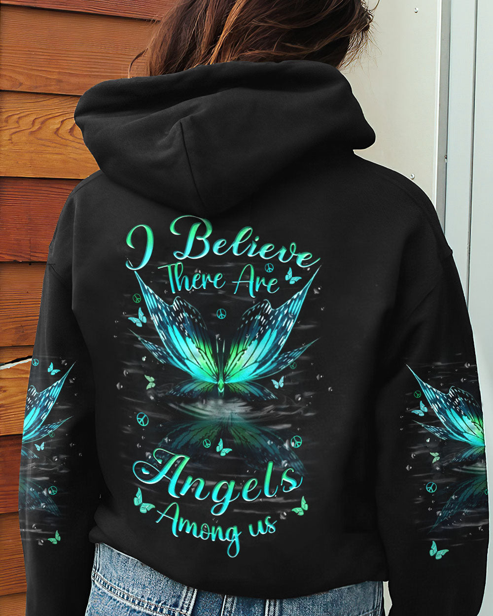 I BELIEVE THERE ARE ANGELS AMONG US ALL OVER PRINT - YHHN2812232