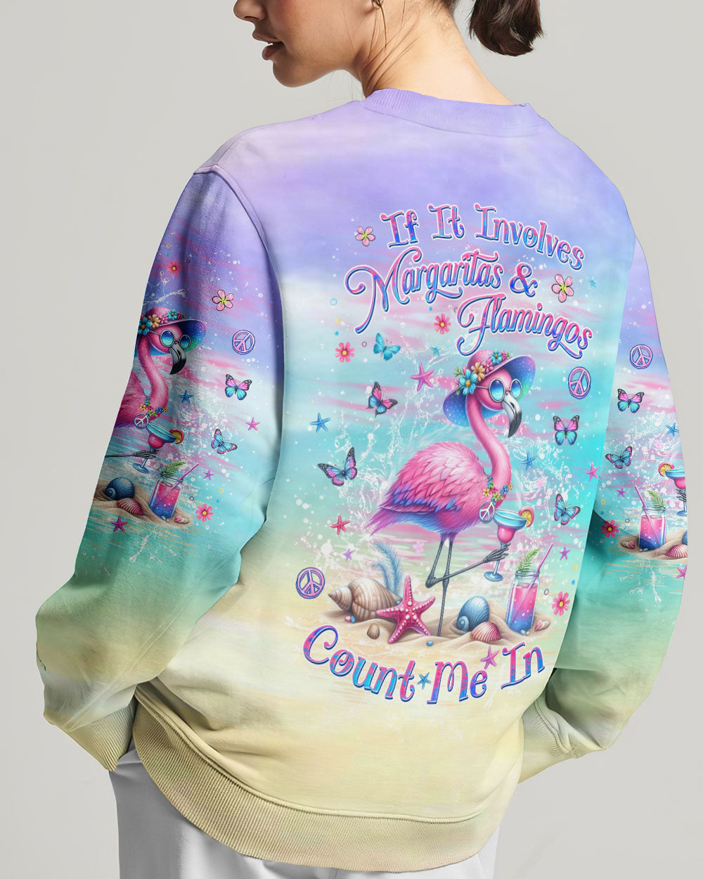 IF IT INVOLVES MARGARITAS AND FLAMINGOS COUNT ME IN ALL OVER PRINT - YHKD2105242