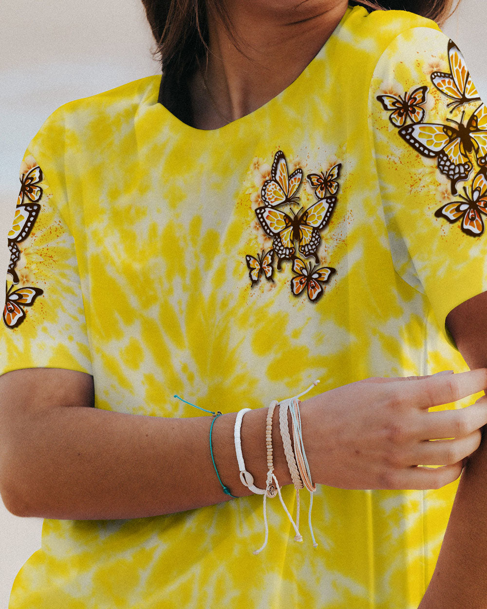 BE YOU TIFUL BUTTERFLY TIE DYE ALL OVER PRINT - YHLN0106231