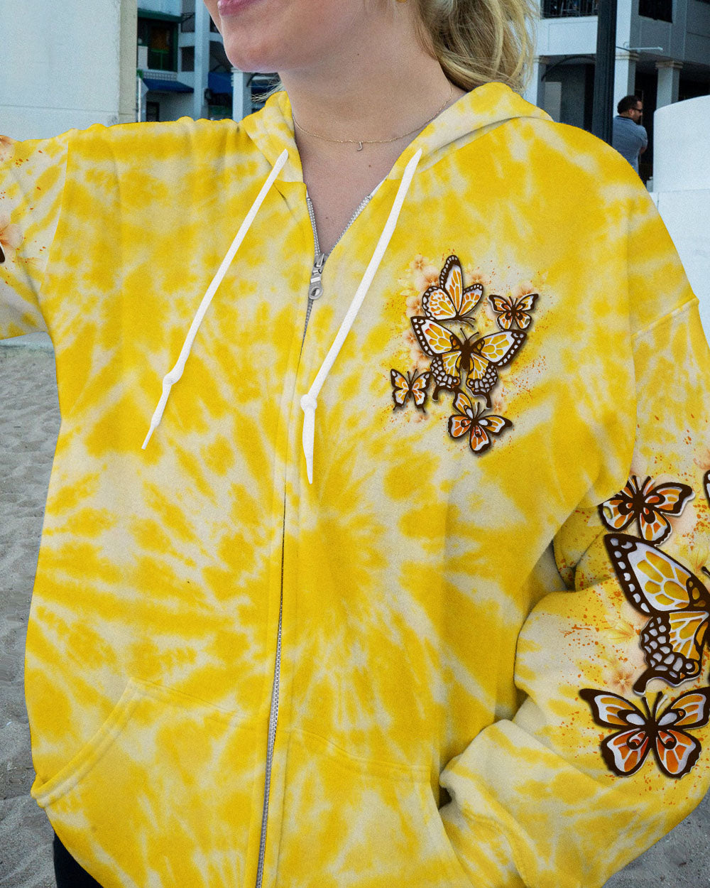 BE YOU TIFUL BUTTERFLY TIE DYE ALL OVER PRINT - YHLN0106231