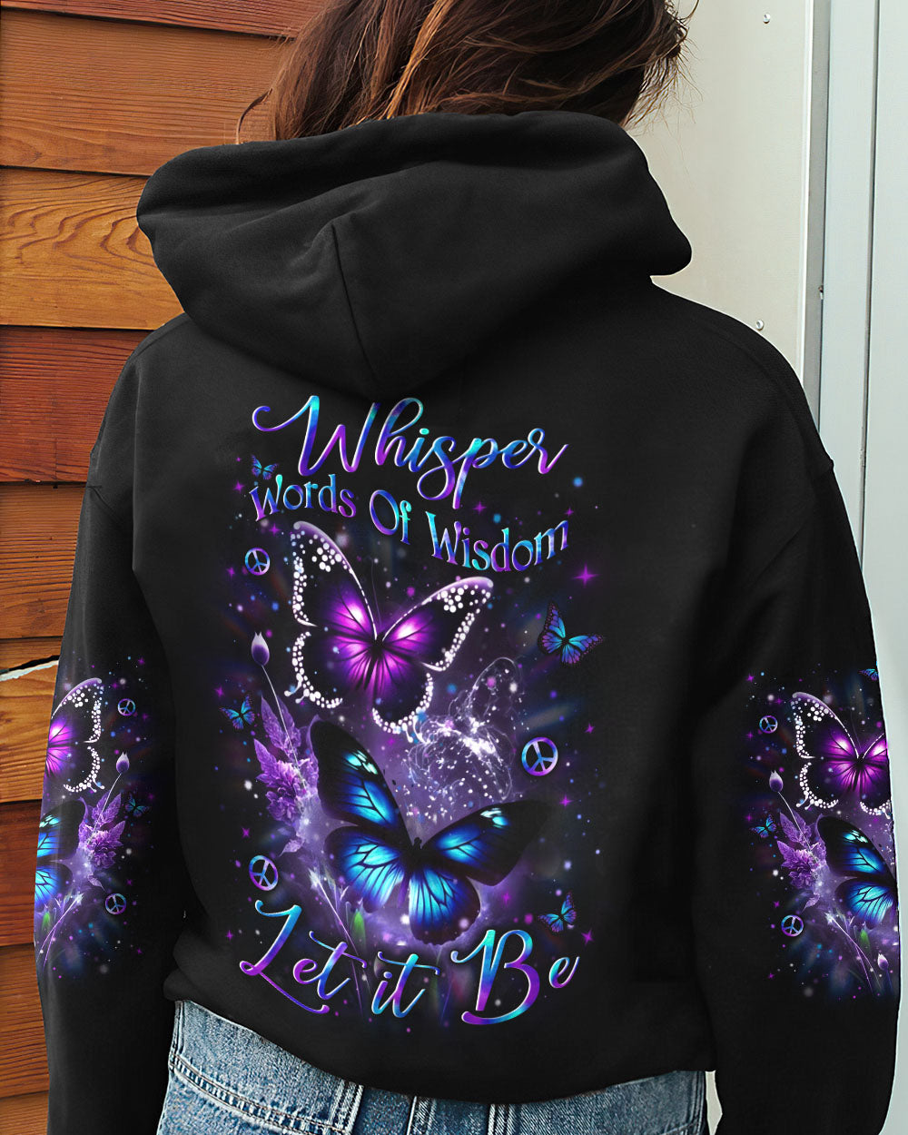 WHISPER WORDS OF WISDOM BUTTERFLY ALL OVER PRINT - YHLN0401242