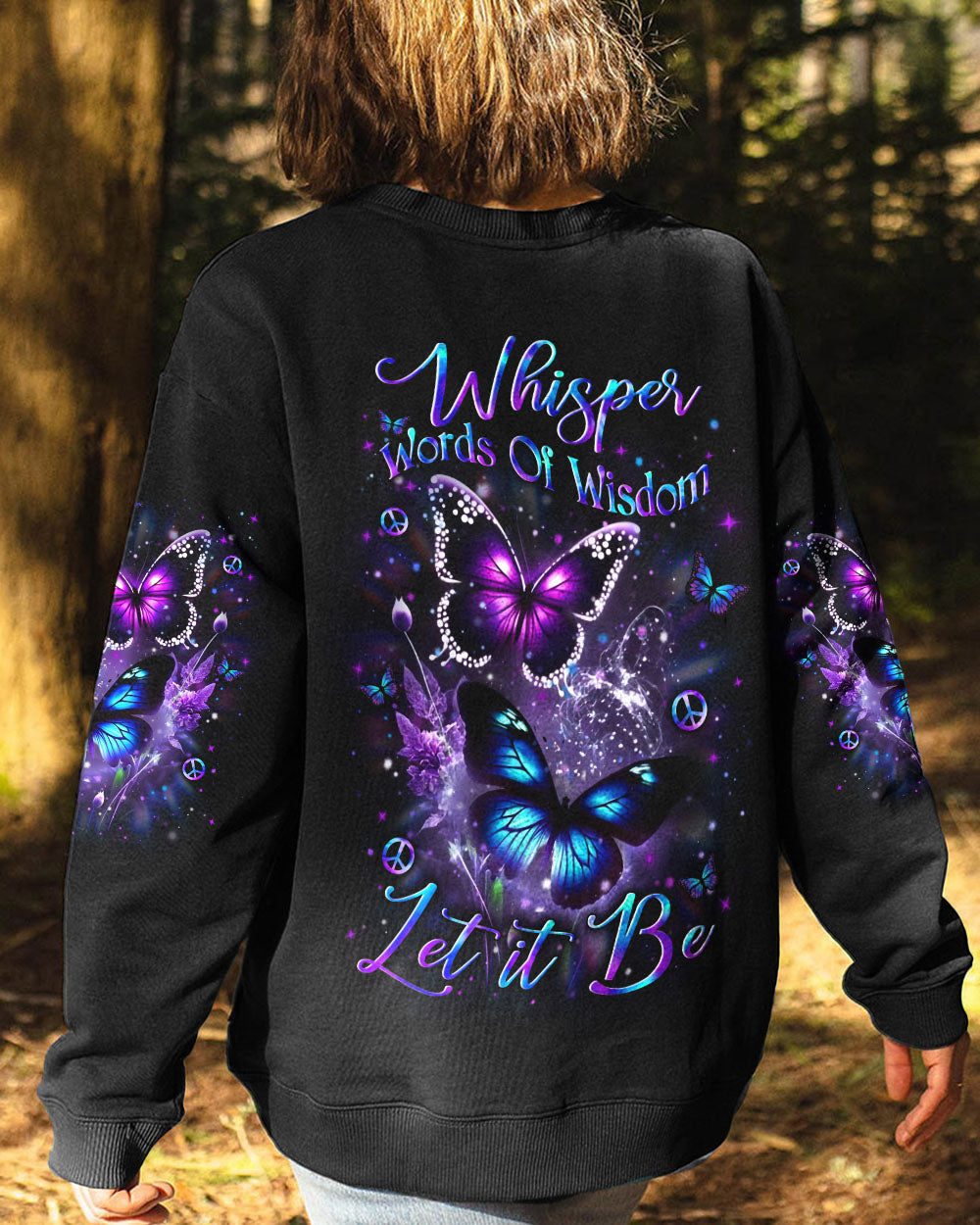 WHISPER WORDS OF WISDOM BUTTERFLY ALL OVER PRINT - YHLN0401242