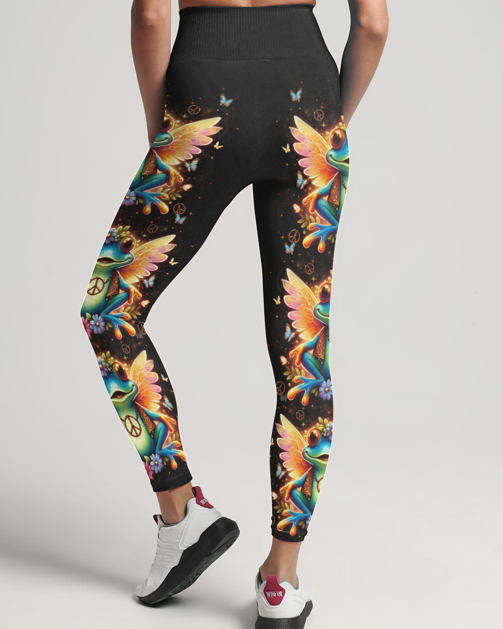 DON'T WORRY BE HIPPIE FROG ALL OVER PRINT - YHLN0512231