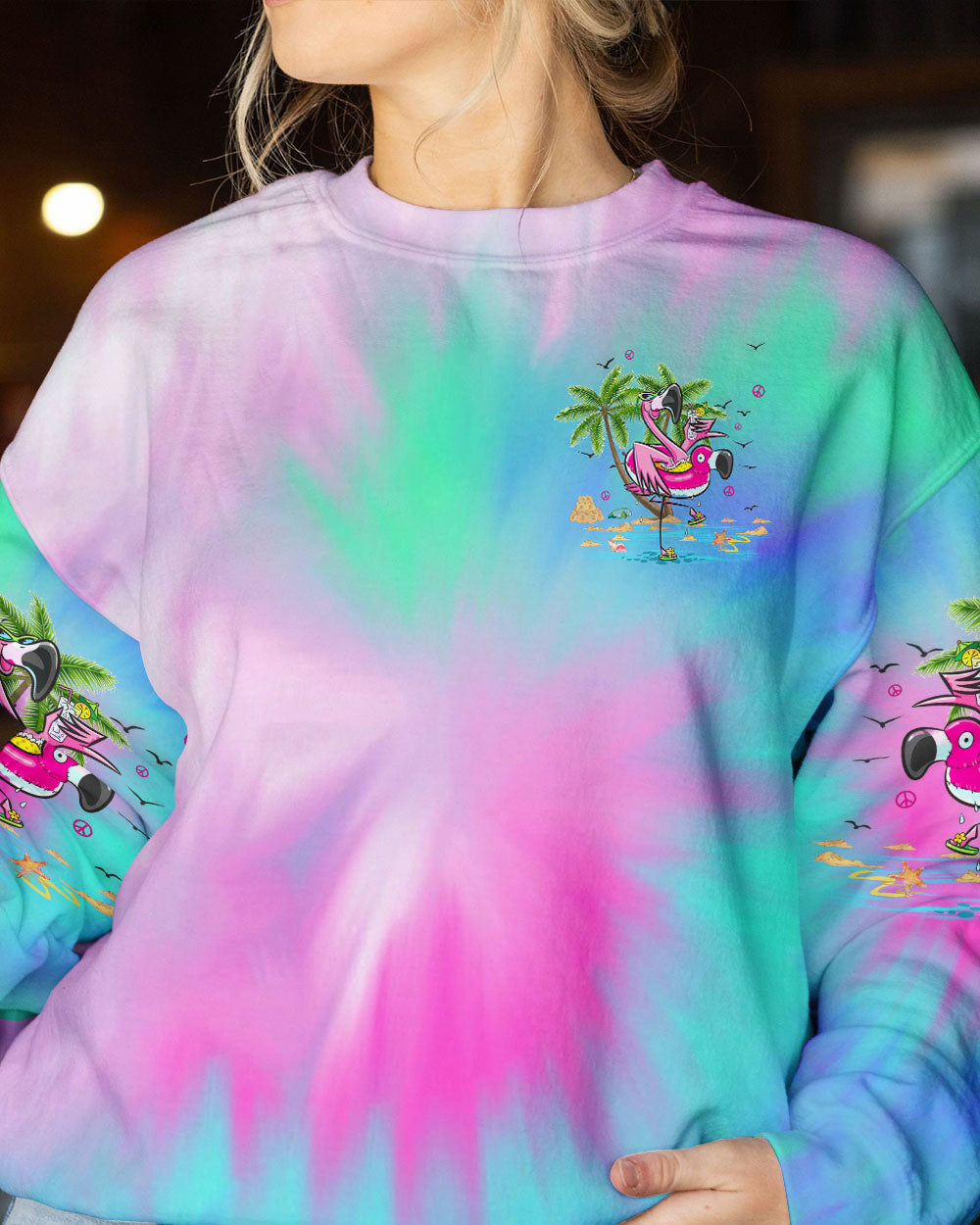 MAKE TODAY SO AWESOME FLAMINGO ALL OVER PRINT - YHLN0607232