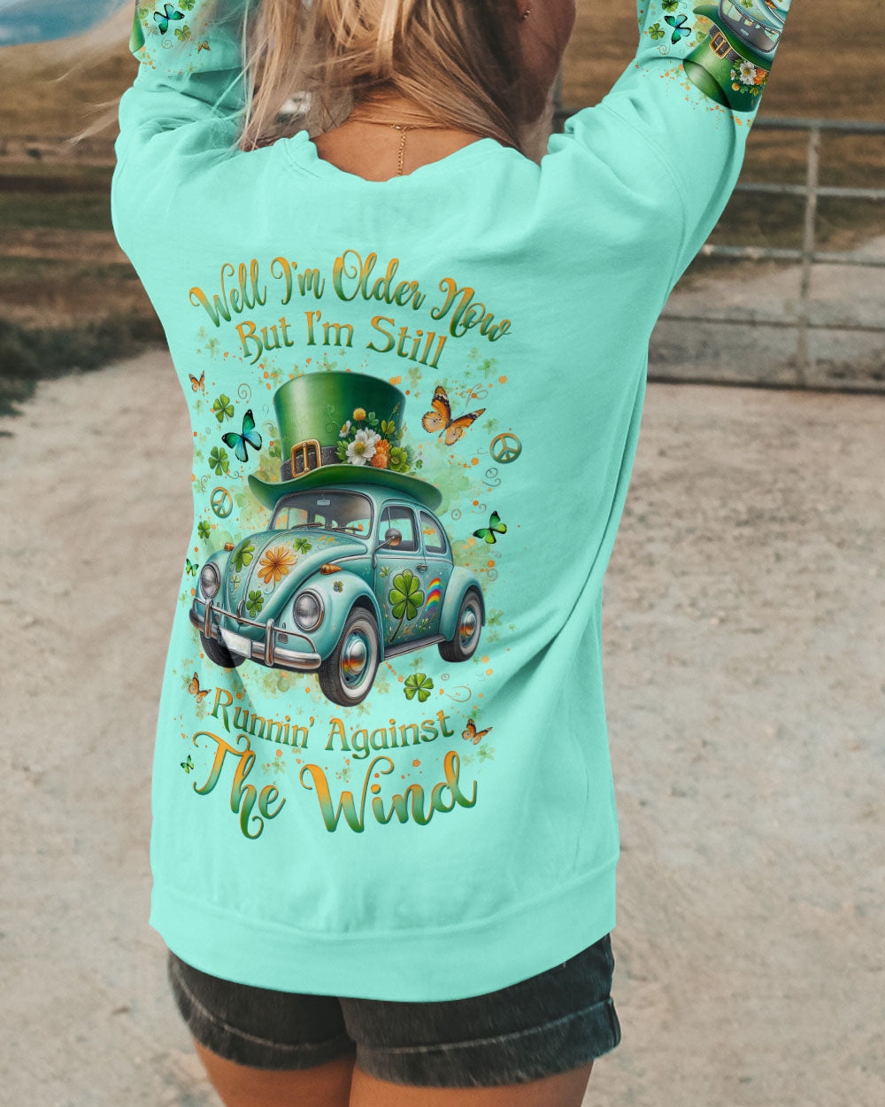 RUNNING AGAINST THE WIND PATRICK'S DAY ALL OVER PRINT - YHLN0801242