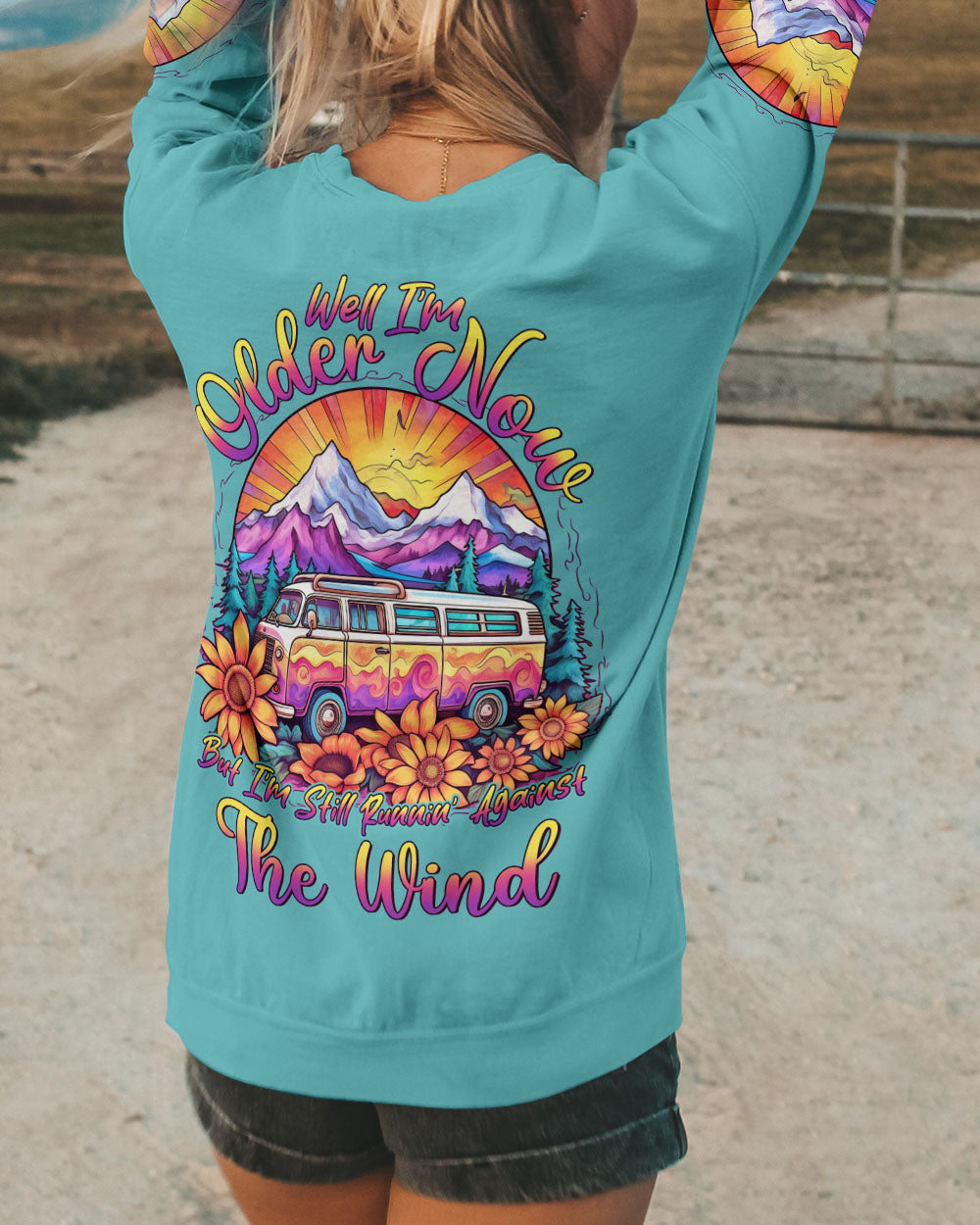 RUNNING AGAINST THE WIND ALL OVER PRINT - YHLN1306231