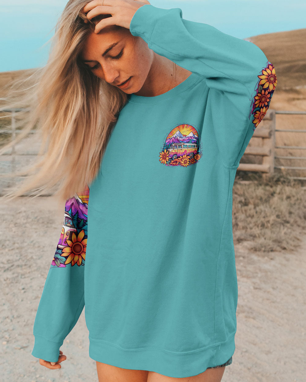 RUNNING AGAINST THE WIND ALL OVER PRINT - YHLN1306231