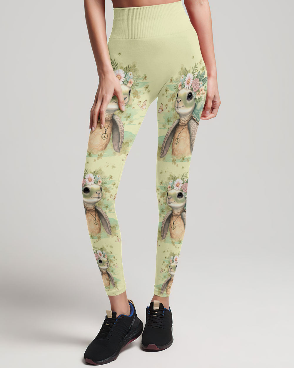 BE YOU THE WORLD WILL ADJUST TURLE ALL OVER PRINT - YHLN1310231