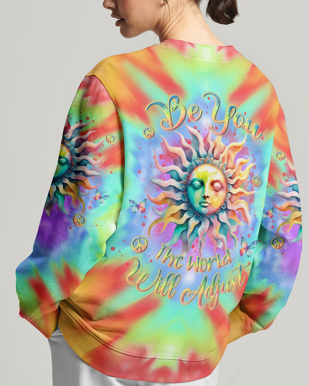 BE YOU THE WORLD WILL ADJUST SUN ALL OVER PRINT - YHLN1412232