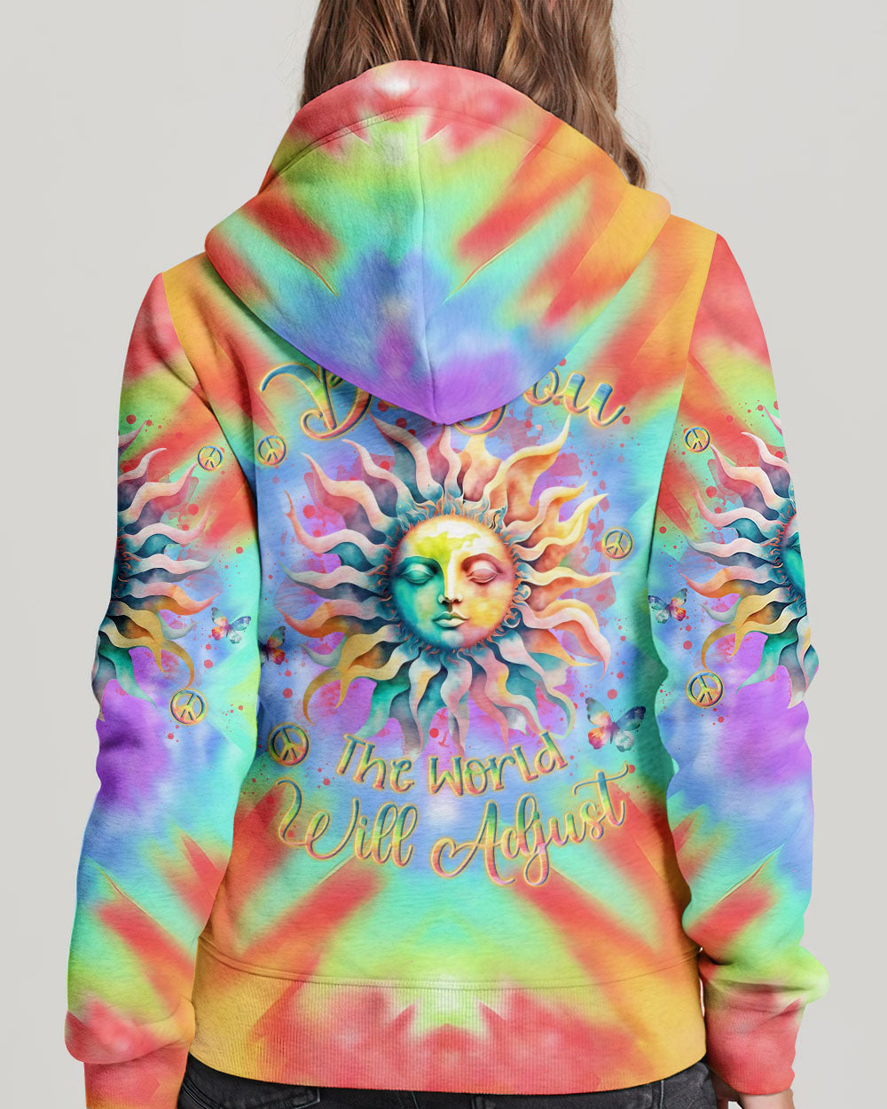 BE YOU THE WORLD WILL ADJUST SUN ALL OVER PRINT - YHLN1412232