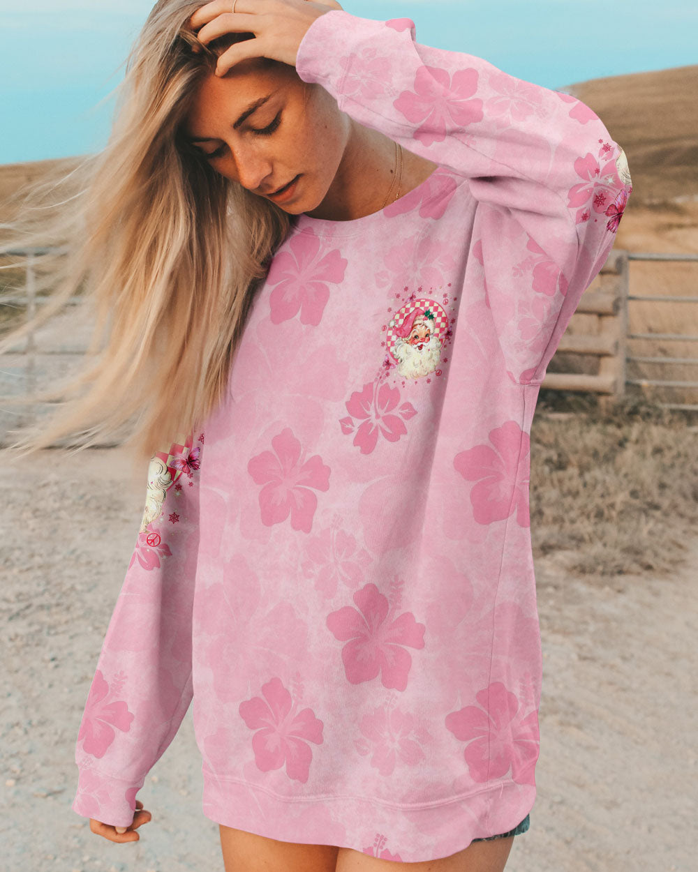 CHRISTMAS VIBES ALL OVER PRINT - YHLN1511241