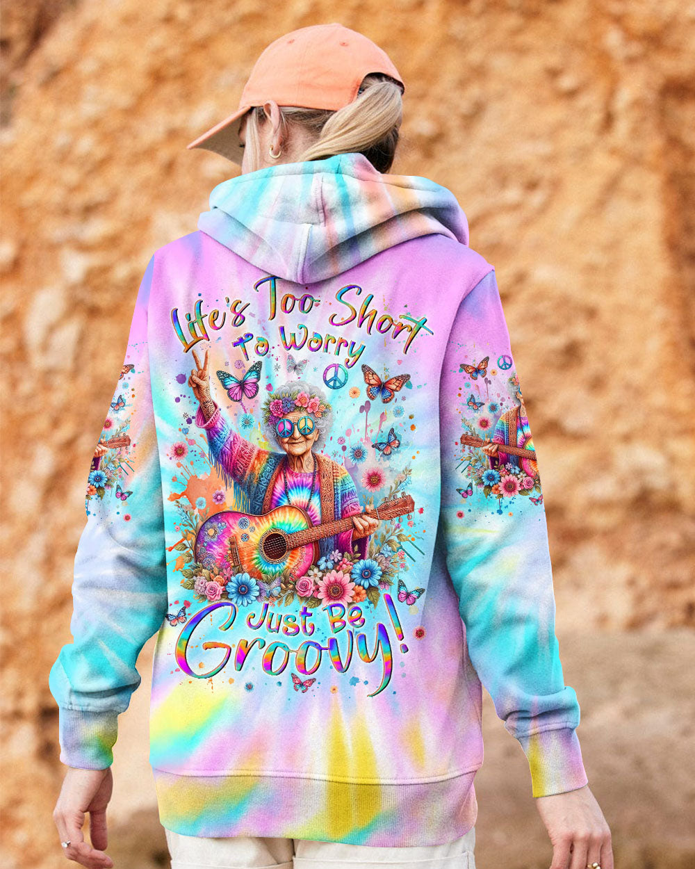 LIFE’S TOO SHORT TO WORRY ALL OVER PRINT - YHLN1702252