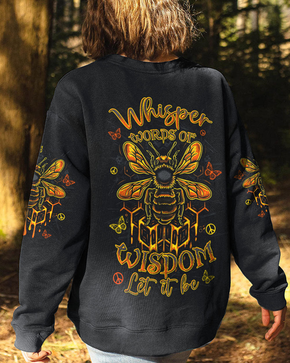 WHISPER WORDS OF WISDOM BEE ALL OVER PRINT - YHLN1803254