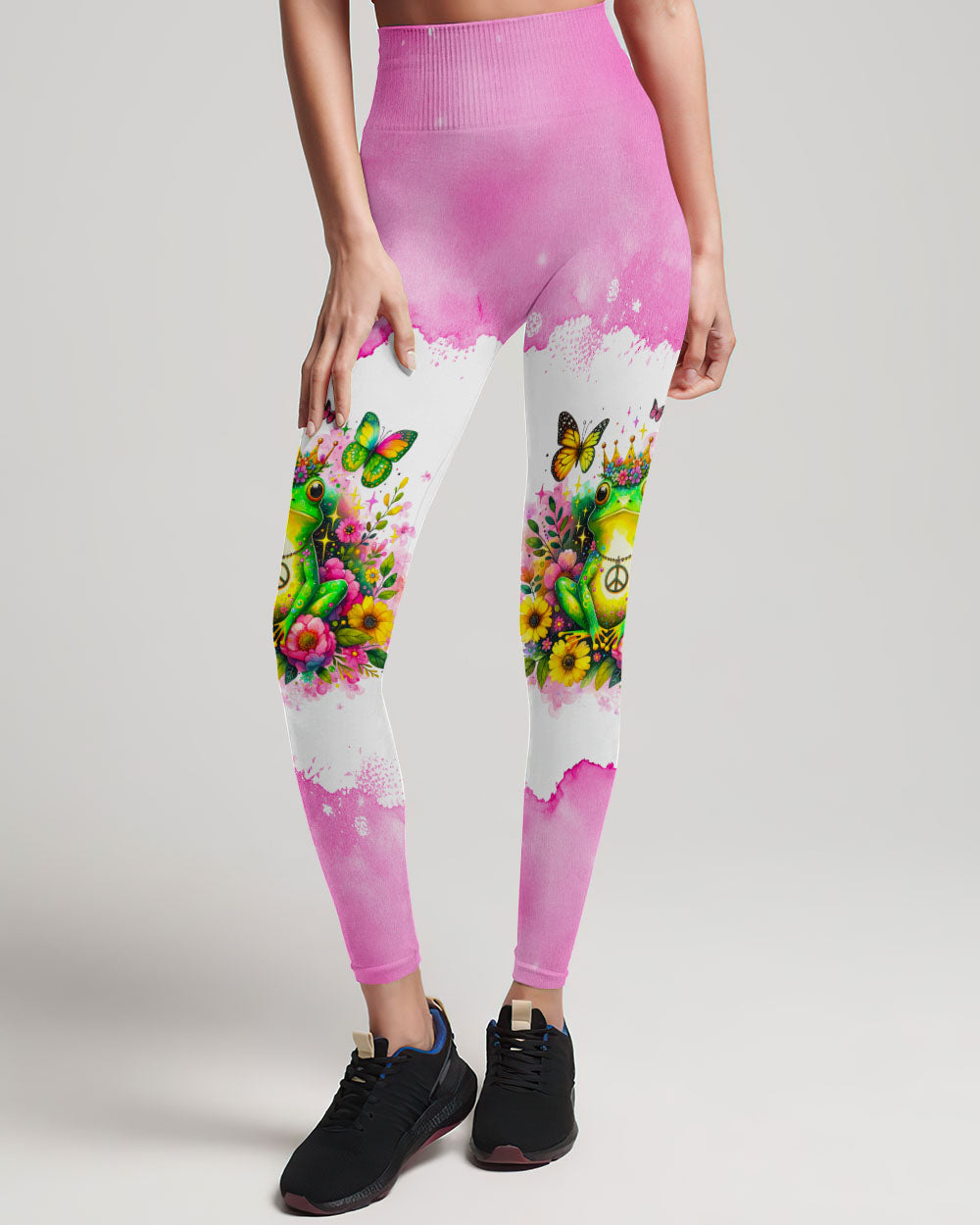 BE YOU THE WORLD WILL ADJUST FROG CROWN ALL OVER PRINT - TLNO2711231