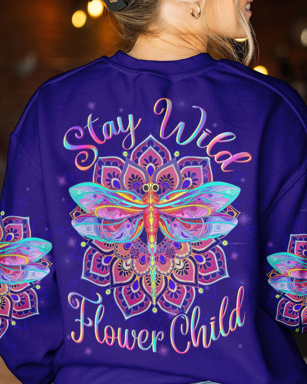 STAY WILD FLOWER CHILD ALL OVER PRINT - YHLN2905233