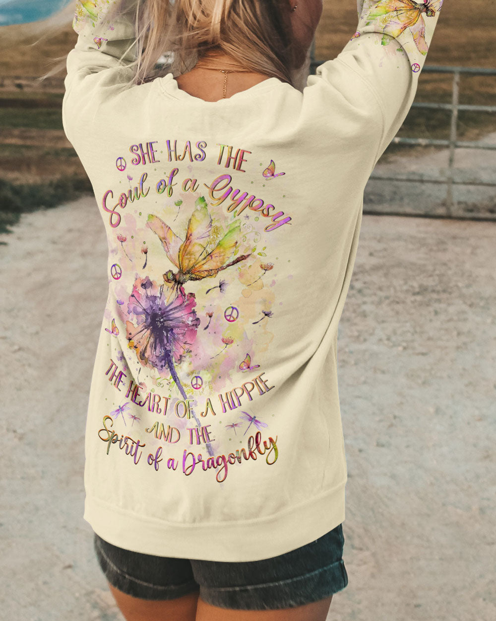 SPIRIT OF A DRAGONFLY ALL OVER PRINT - YHLT0201242