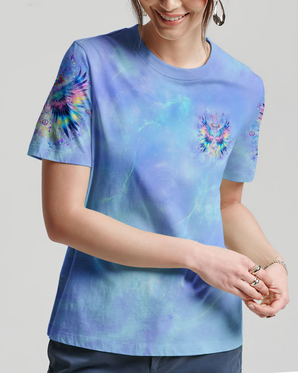 I BELIEVE THERE ARE ANGELS AMONG US ALL OVER PRINT - YHLT0301242