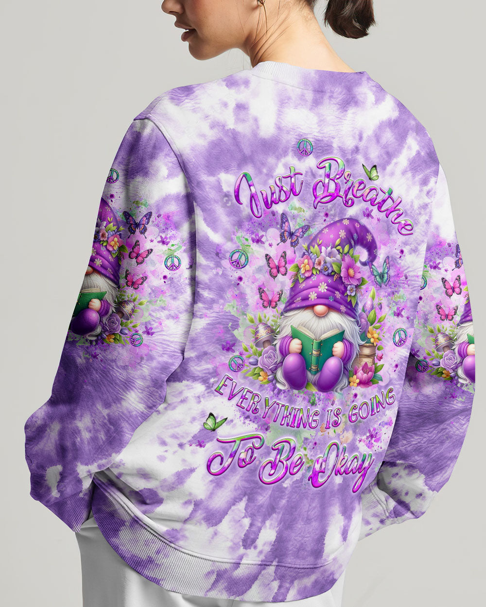 JUST BREATHE GNOME ALL OVER PRINT - YHLT0304241