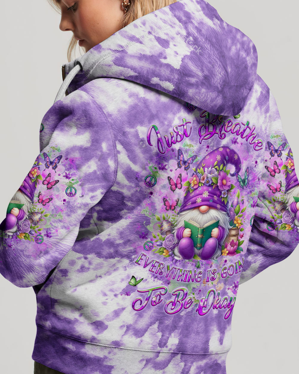 JUST BREATHE GNOME ALL OVER PRINT - YHLT0304241