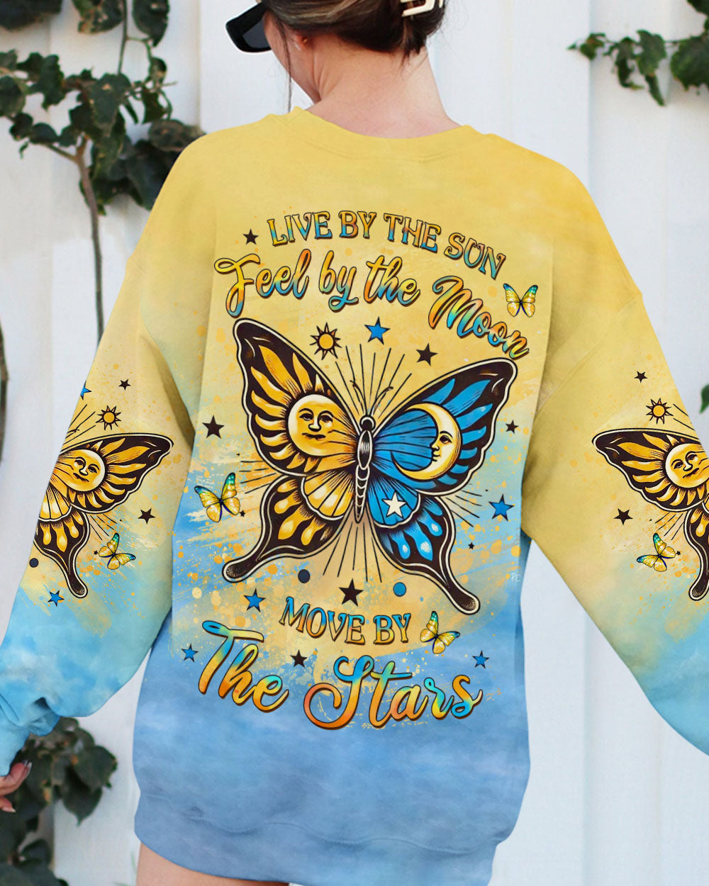 LIVE BY THE SUN BUTTERFLY ALL OVER PRINT - YHLT0410242