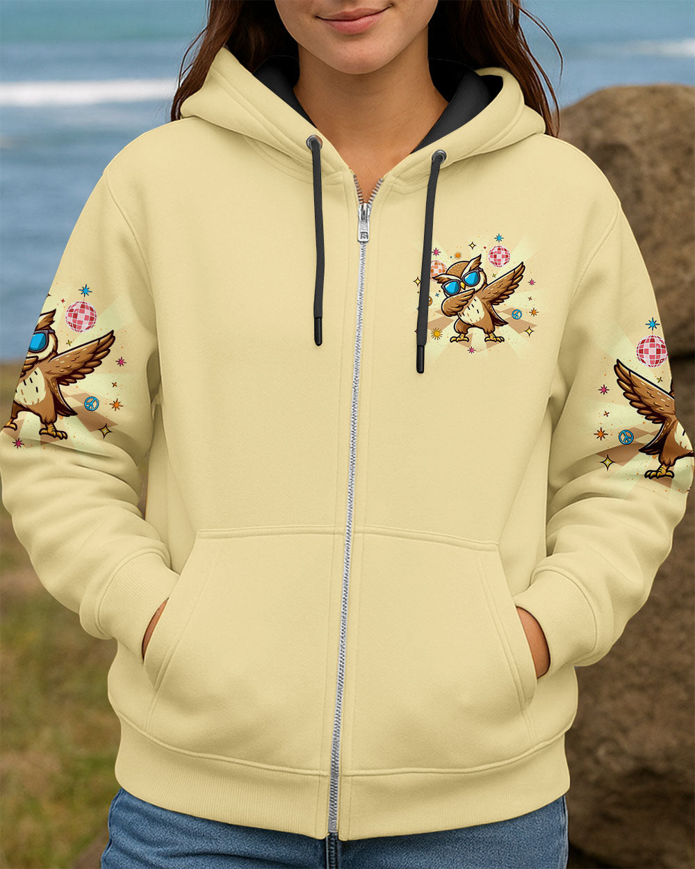 AFTER GOD MADE ME HE SAID OWL ALL OVER PRINT - YHLT0508253